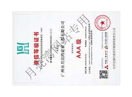 资信等级证书—AAA级